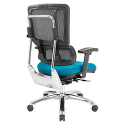 Vertical Black Mesh Back Chair